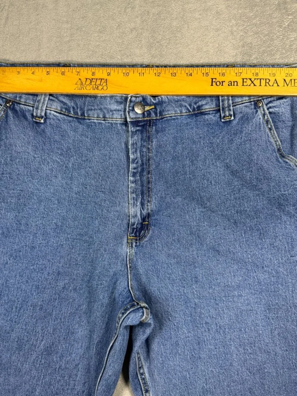 Vintage Y2K Baggy Lee Carpenter Jeans Mens 42x32 Low Rise Skater Utility Gorpcor